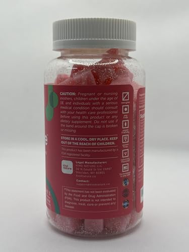 Kindnature easy daily-use gummies shown on a kitchen counter