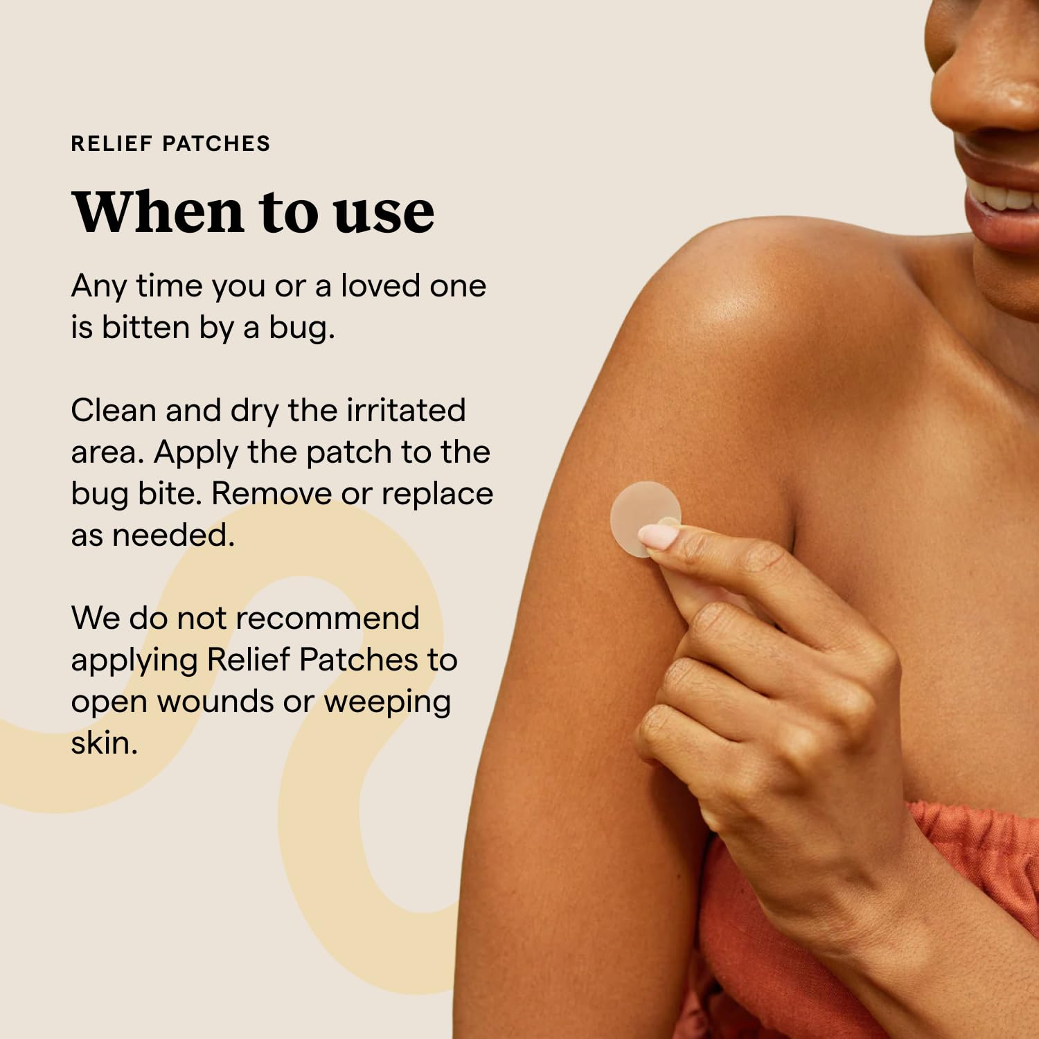 Kinfield hydrocolloid patch cushions skin and reduces irritation.
