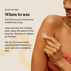 Kinfield hydrocolloid patch cushions skin and reduces irritation.