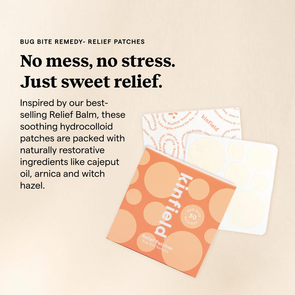Arnica and Witch Hazel-infused patch delivers gentle soothing relief.
