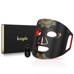 Kingdo red light mask front view for at-home skincare