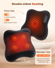 Kingjoy deep tissue kneading mimics thumb pressure for knots and tension.