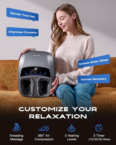 KINGJOY 3D rollers massaging arch and heel