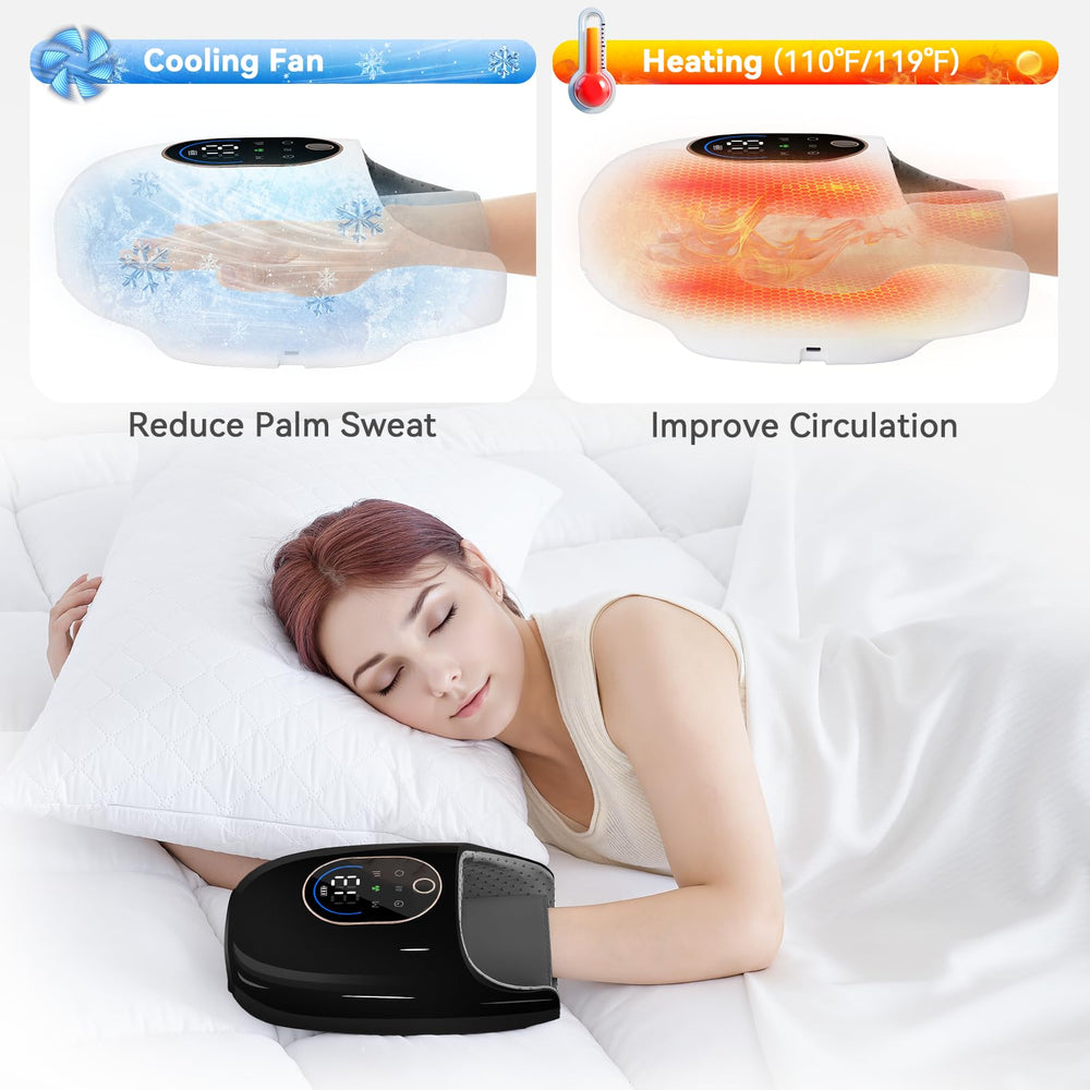 KingPavonini cooling fan keeps hands dry and comfortable during sessions.
