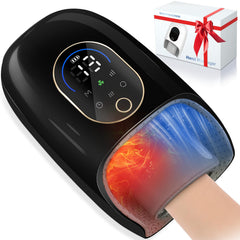 KingPavonini hand massager with 360° airbags delivering full-hand relief during long typing sessions.