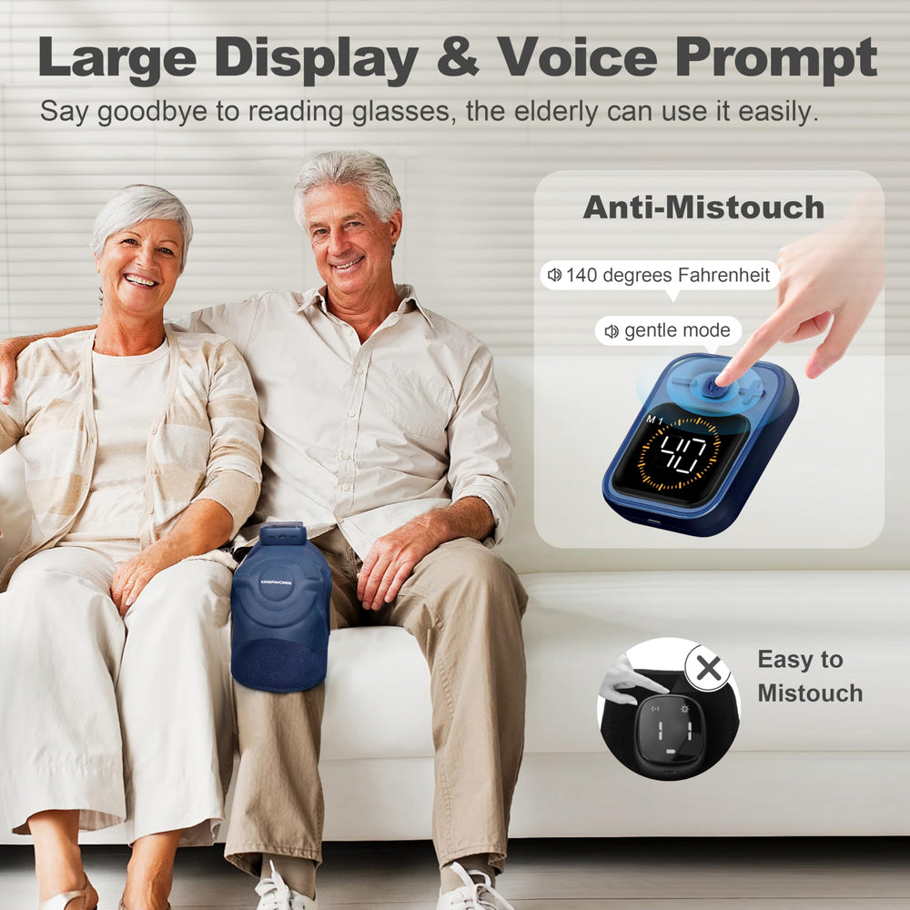 KingPavonini knee massager extension strap 25in expands fit options