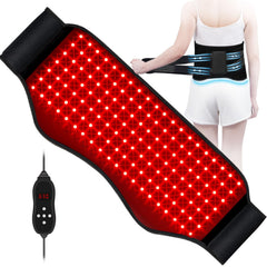 KingPavonini red light therapy belt front view showing wide coverage and fit.