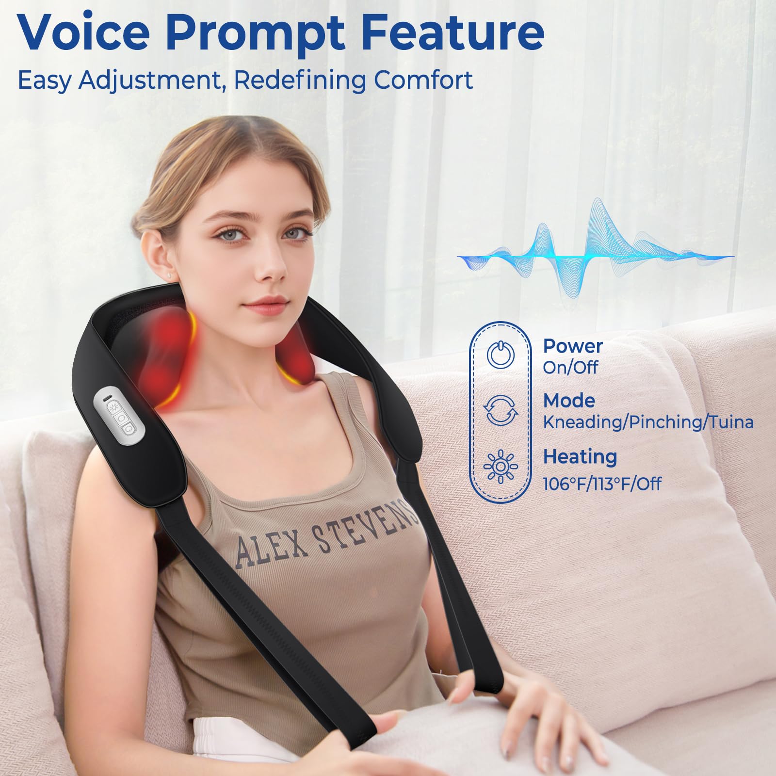 KingPavonini voice prompts guide mode and heat level for convenience.