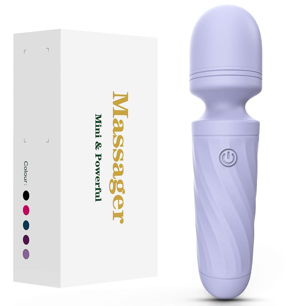 KINGWAND handheld massager in use; waterproof and portable for daily relief.
