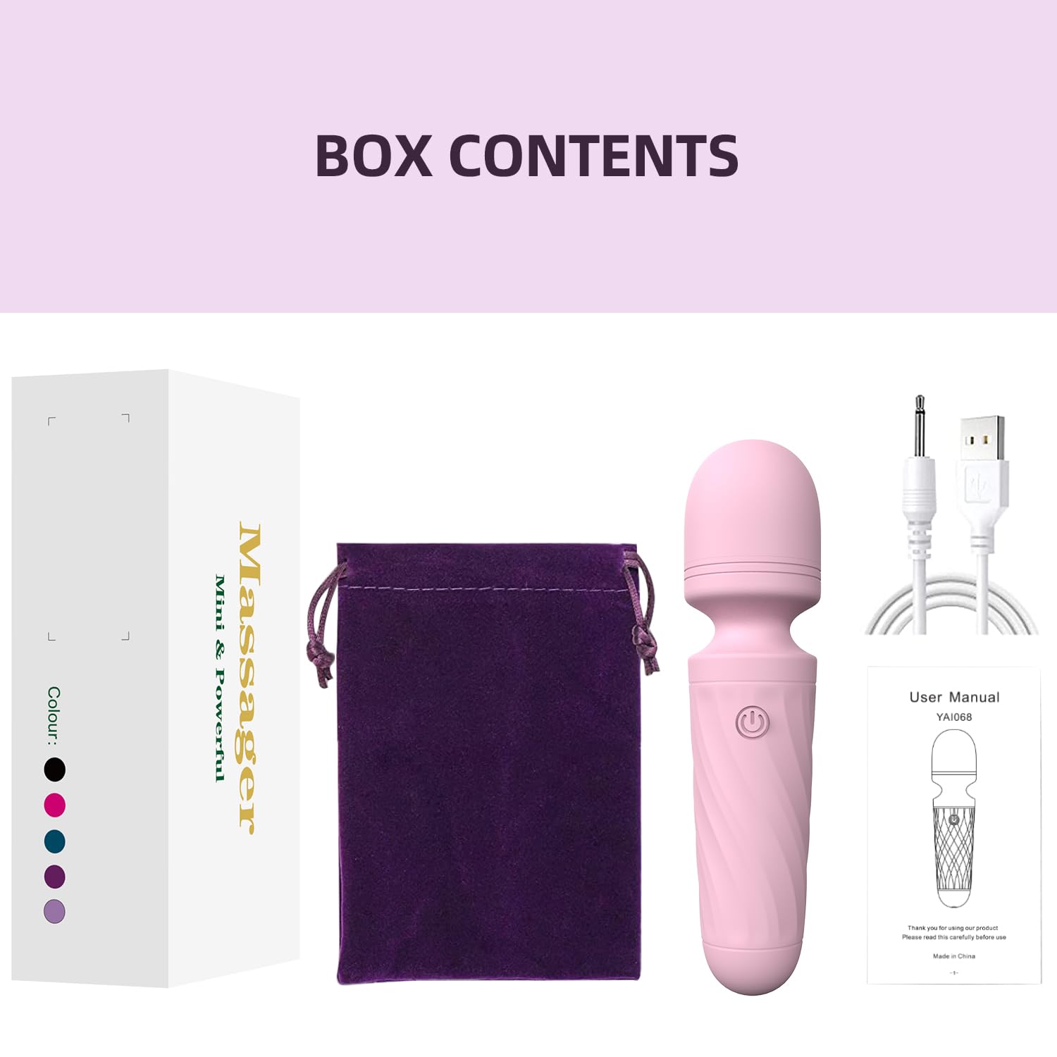KINGWAND one-year warranty massager provides peace of mind with purchase.