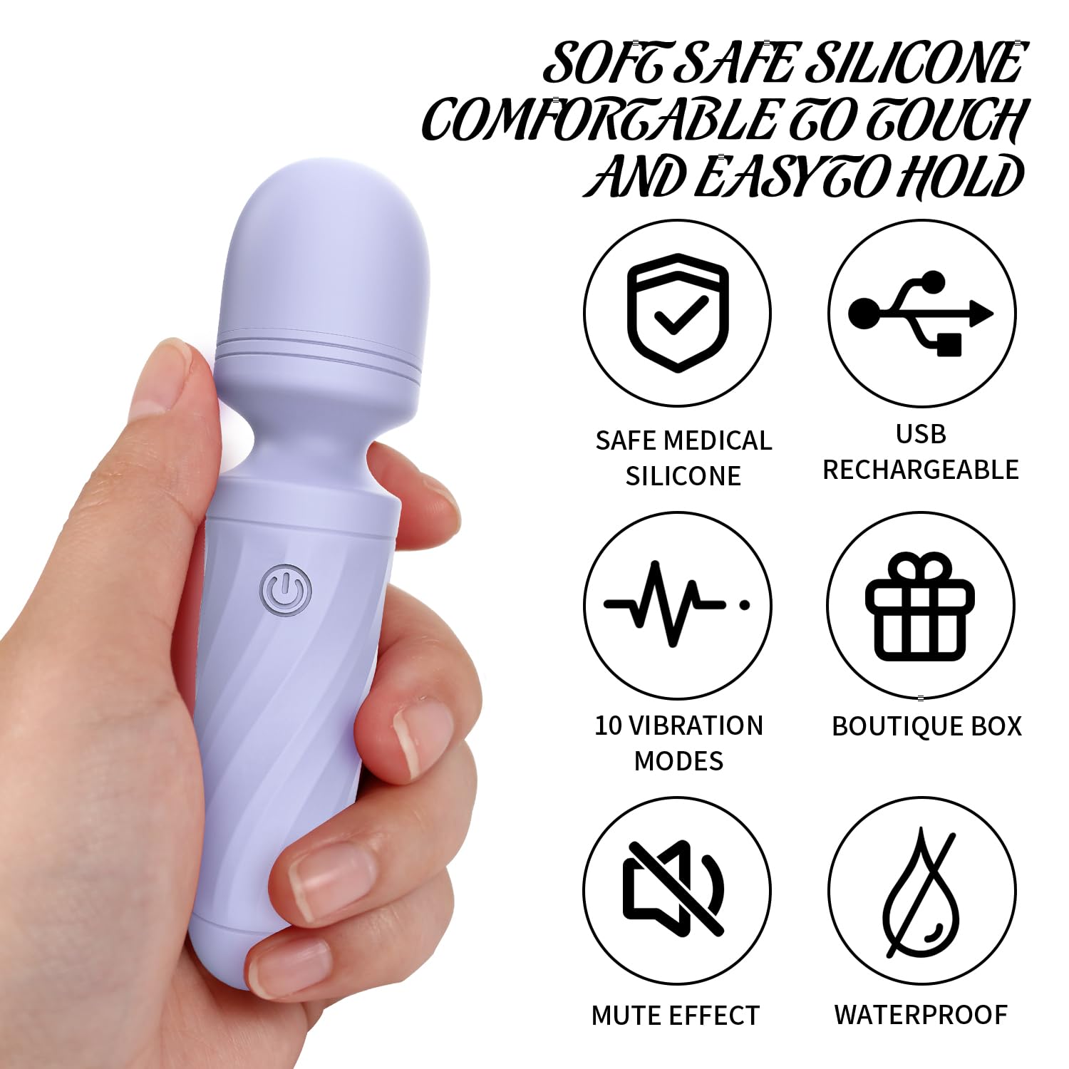 KINGWAND sports recovery massager targeting sore leg muscles.