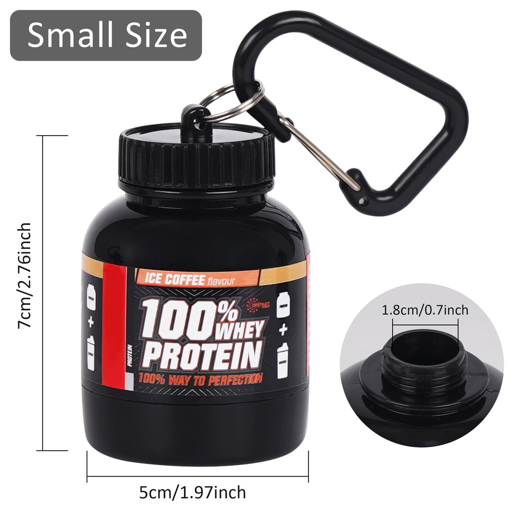 Kinoy 180cc large compartment fits two scoops for quick fueling