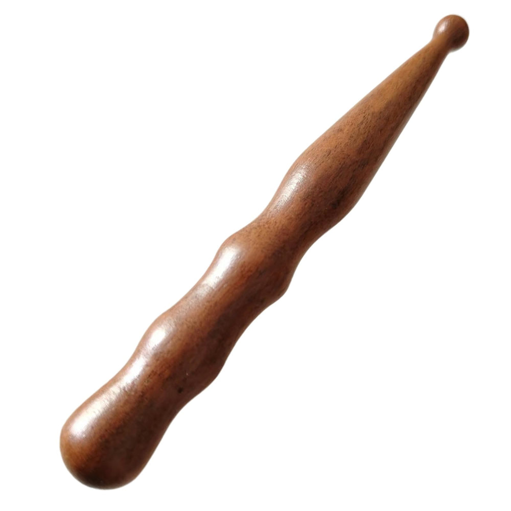 KINTEGOOD sandalwood acupoint pen full view for portable self massage.