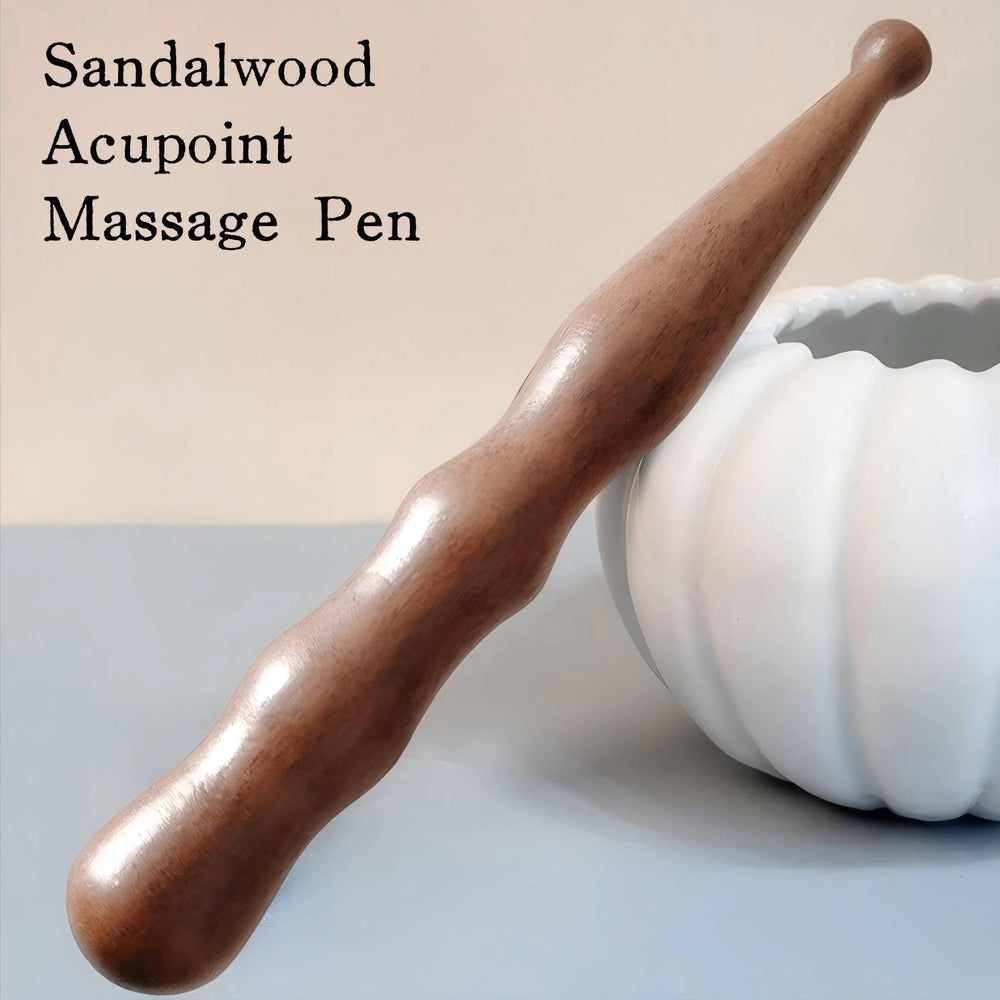 KINTEGOOD sandalwood acupoint pen travel case included for easy transport.