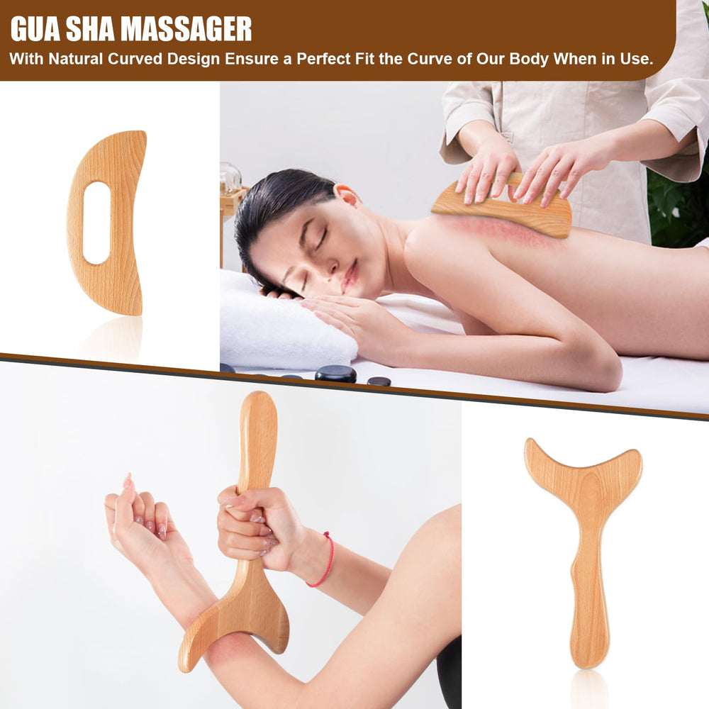 KintKita Gua Sha Board releases fascia and reduces fatigue.