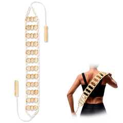 KintKita wood therapy back roller for targeted back relief