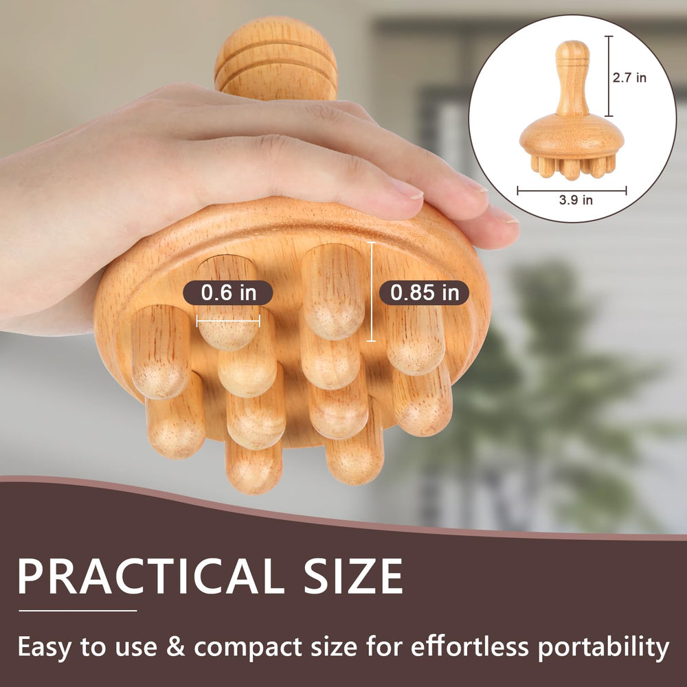 KintKita wood therapy tools full body use supports shoulders, legs, and back.