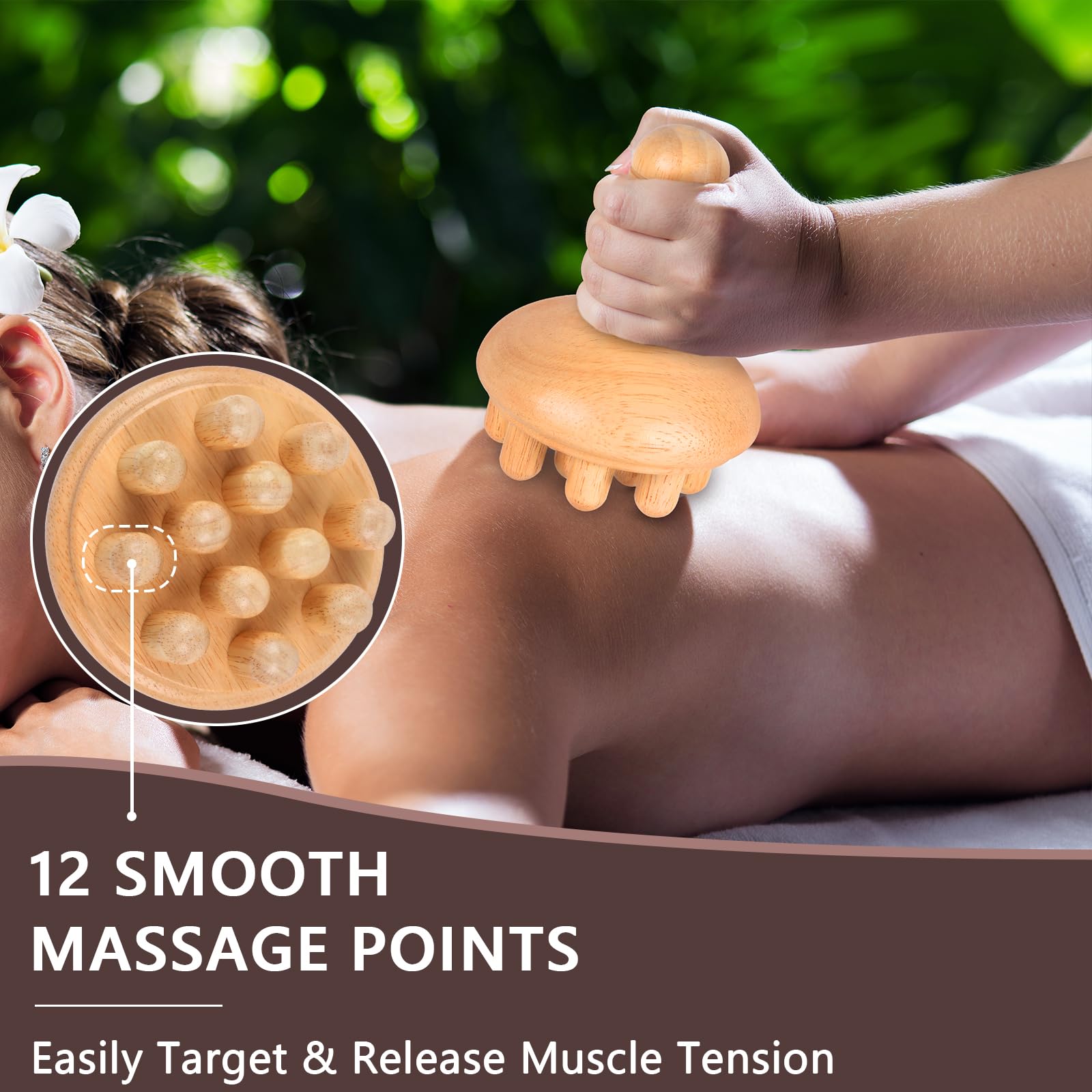 KintKita wood therapy tools lymphatic drainage focus boosts circulation and relaxation.