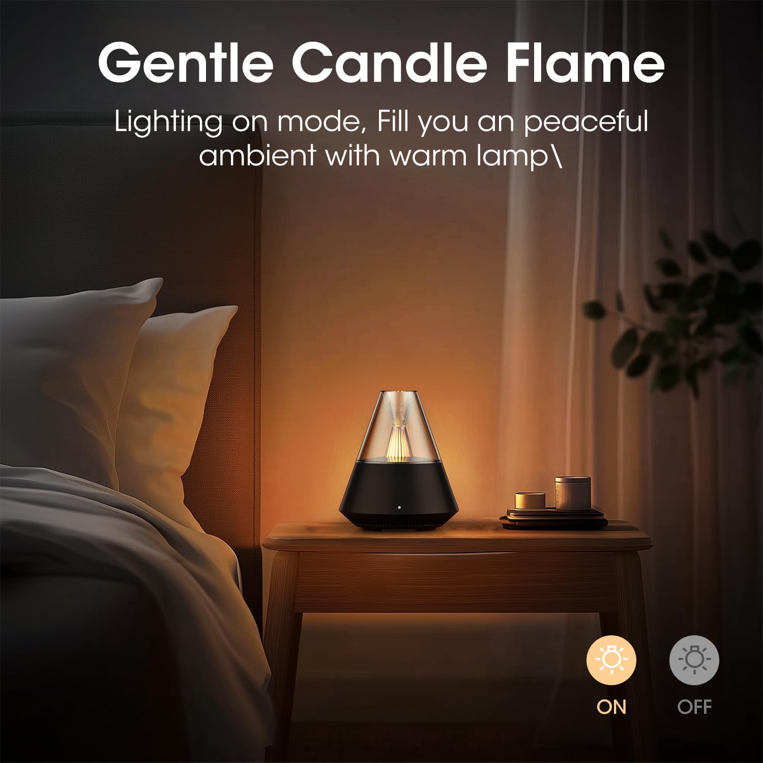 KinYiLO diffuser with 150ml tank and long-lasting aroma options