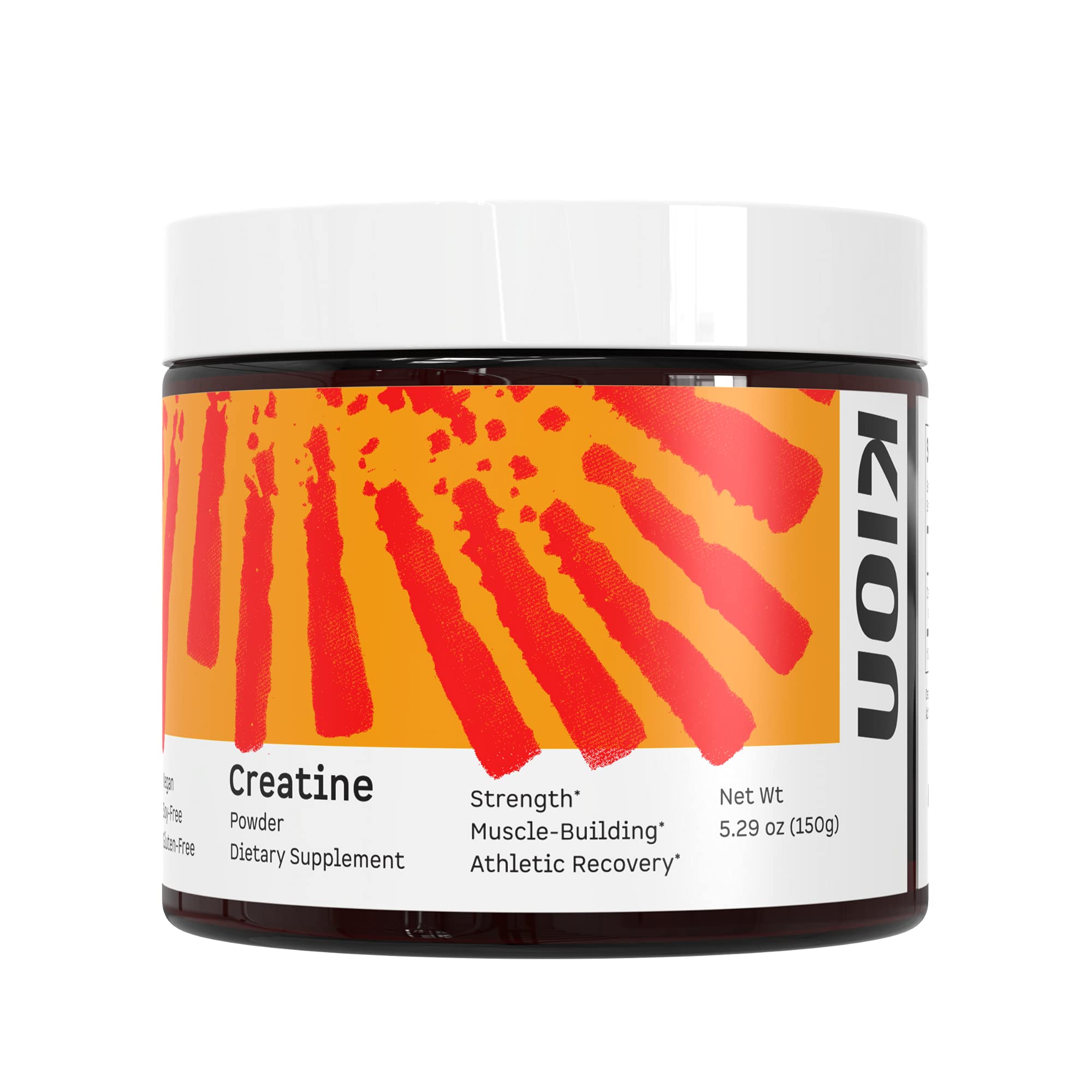 Kion Creatine powder bottle shown for reliable training support
