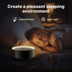 Kipcush smart memory restores last volume, sound, and timer settings.