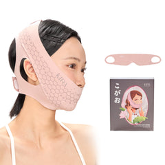 KIRA chin strap contours the jawline for a defined V-line while worn.