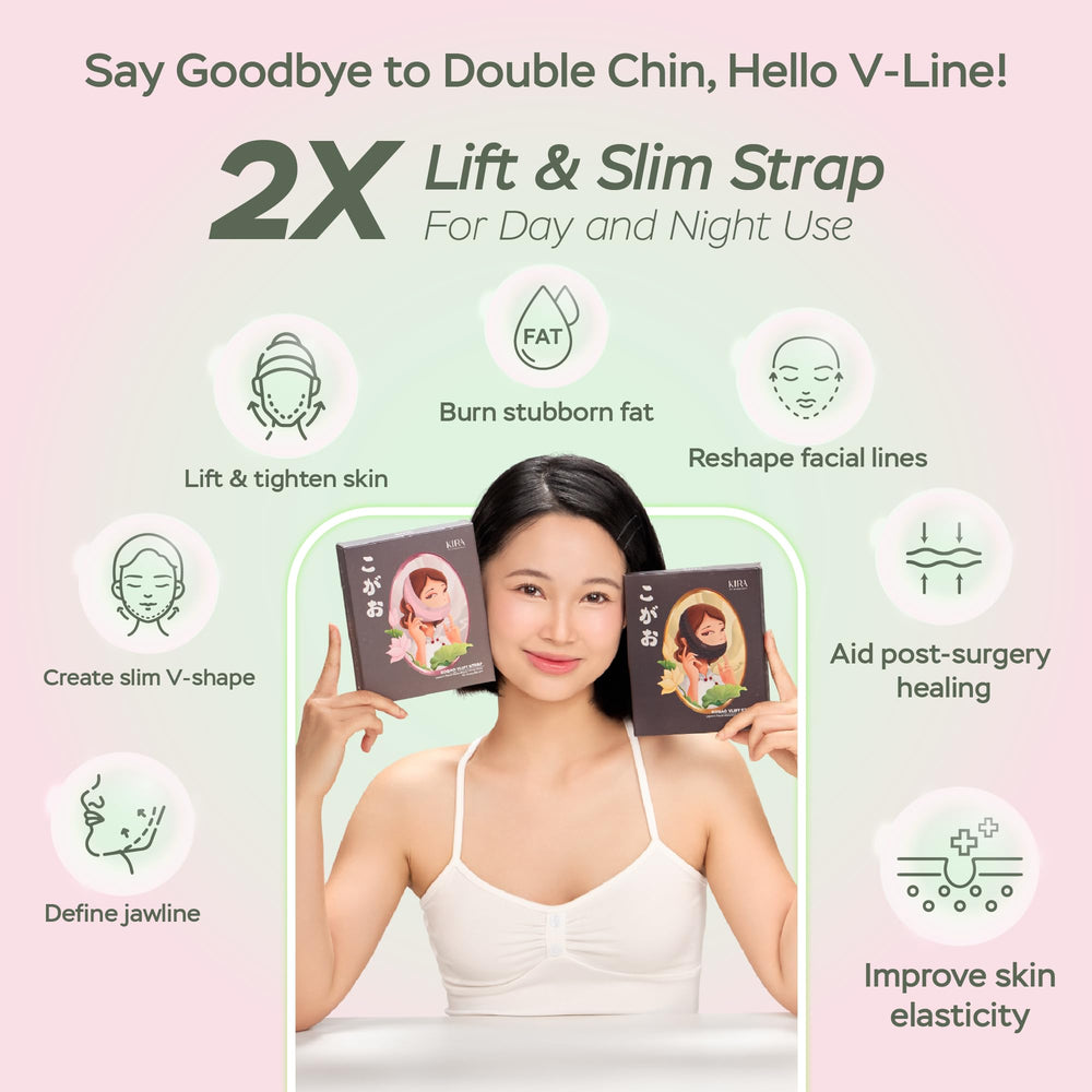 KIRA INTERNATIONAL double chin reducer aids balanced facial profile