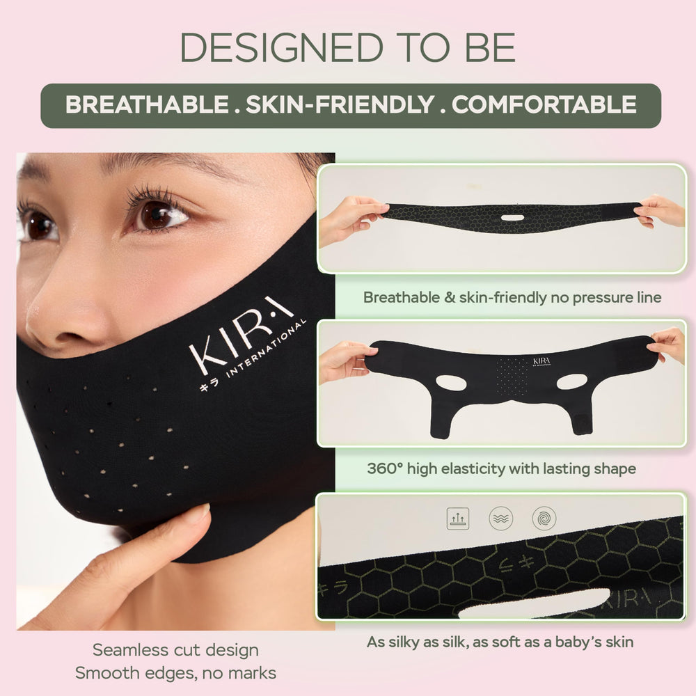 KIRA INTERNATIONAL post-surgery recovery usage provides gentle facial support