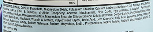 Kirkland Daily Multi gluten-free label highlights quality and purity.