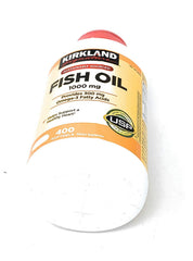 Kirkland Signature fish oil processing image illustrating molecular distillation for purity.