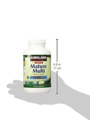 Kirkland Mature Multi dispensing scene illustrating daily routine