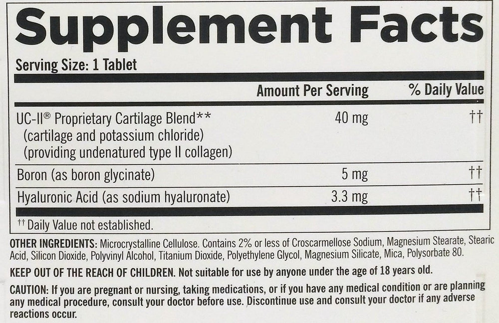 Kirkland Triple Action joint health capsule close-up emphasizing cartilage comfort