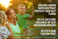 Kirkman Biofilm Defense on shelf supports daily supplement routines.
