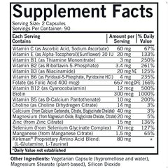 Kirkman Everyday Multivitamin bottle front label highlighting dairy-free formulation