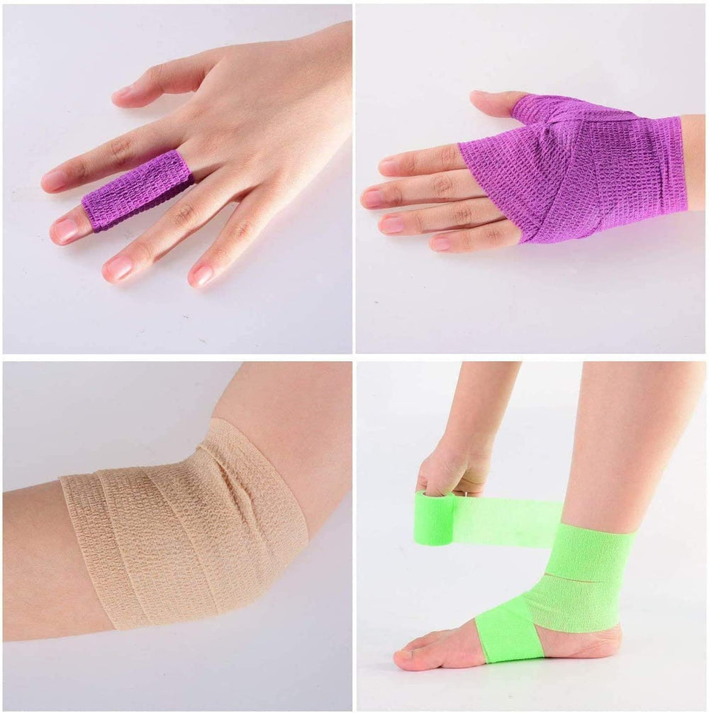 KISEER easy-tear bandage wrap requires no scissors for quick application.
