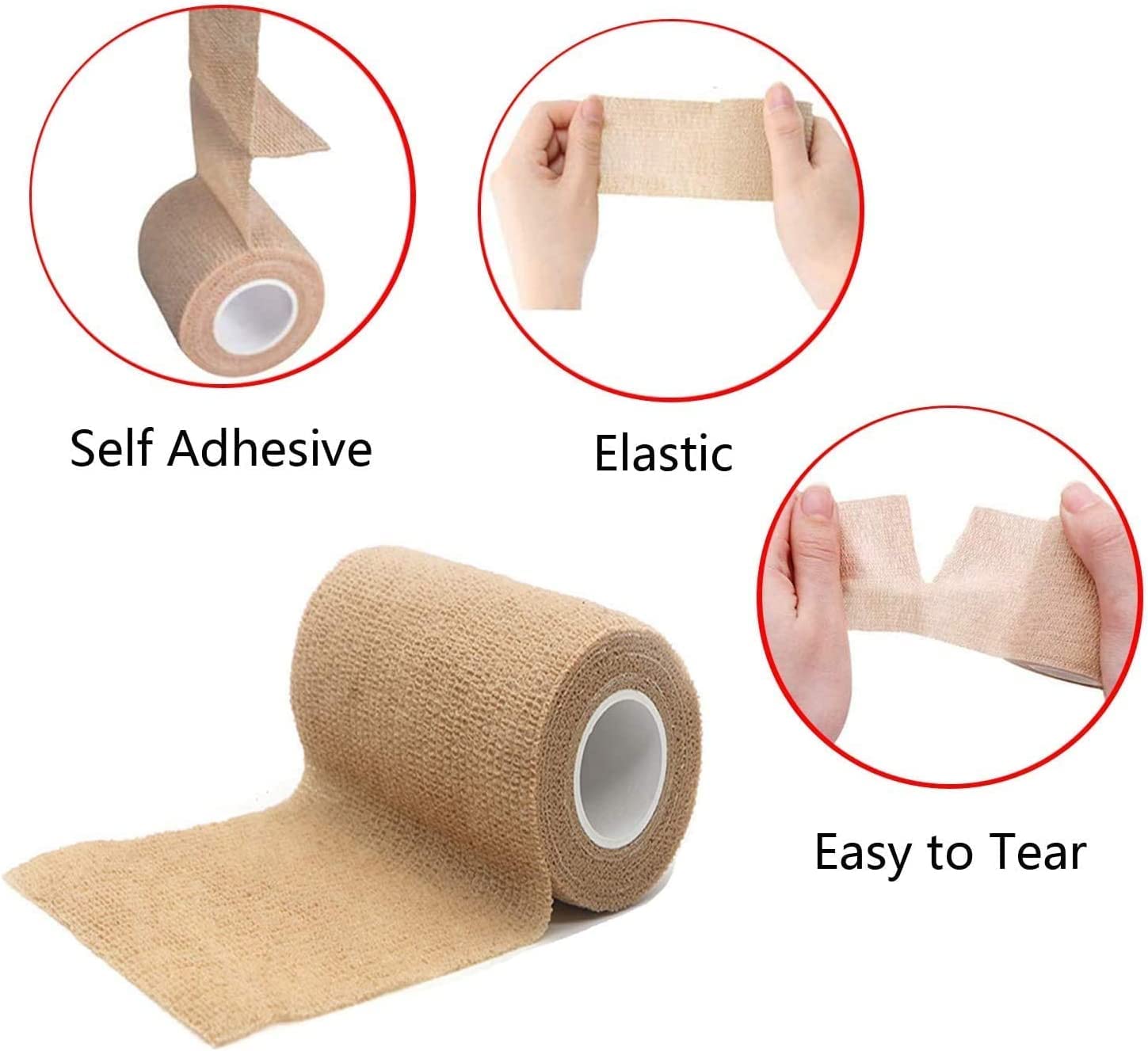 KISEER wrist and ankle bandage wrap ideal for sports and recovery.