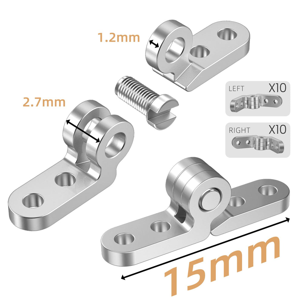 KishYa eyeglass hinge right-pack, compatible with most frames.