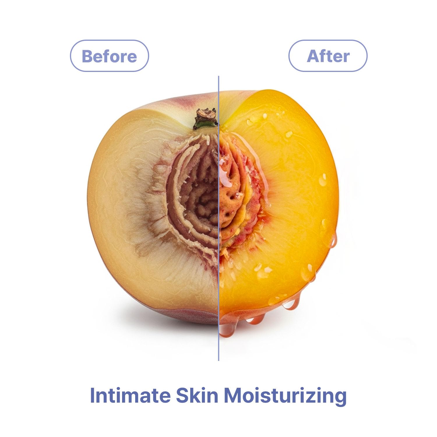 Kissbea applicator-free administration scene emphasizing easy night-time use.