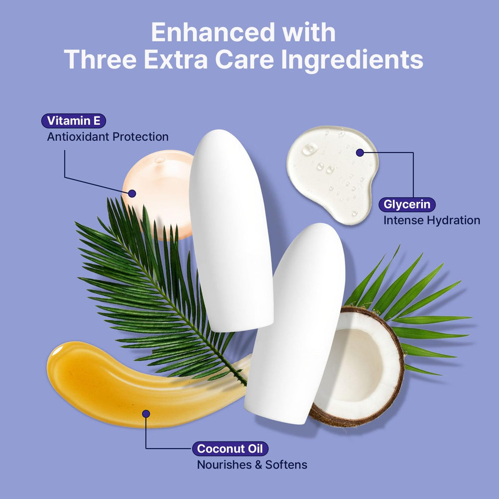 Kissbea product shelf and packaging highlight non-hormonal, fragrance-free formula.