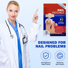 KITNOBLIS nail patch overnight repair demonstrates continuous 8-hour support
