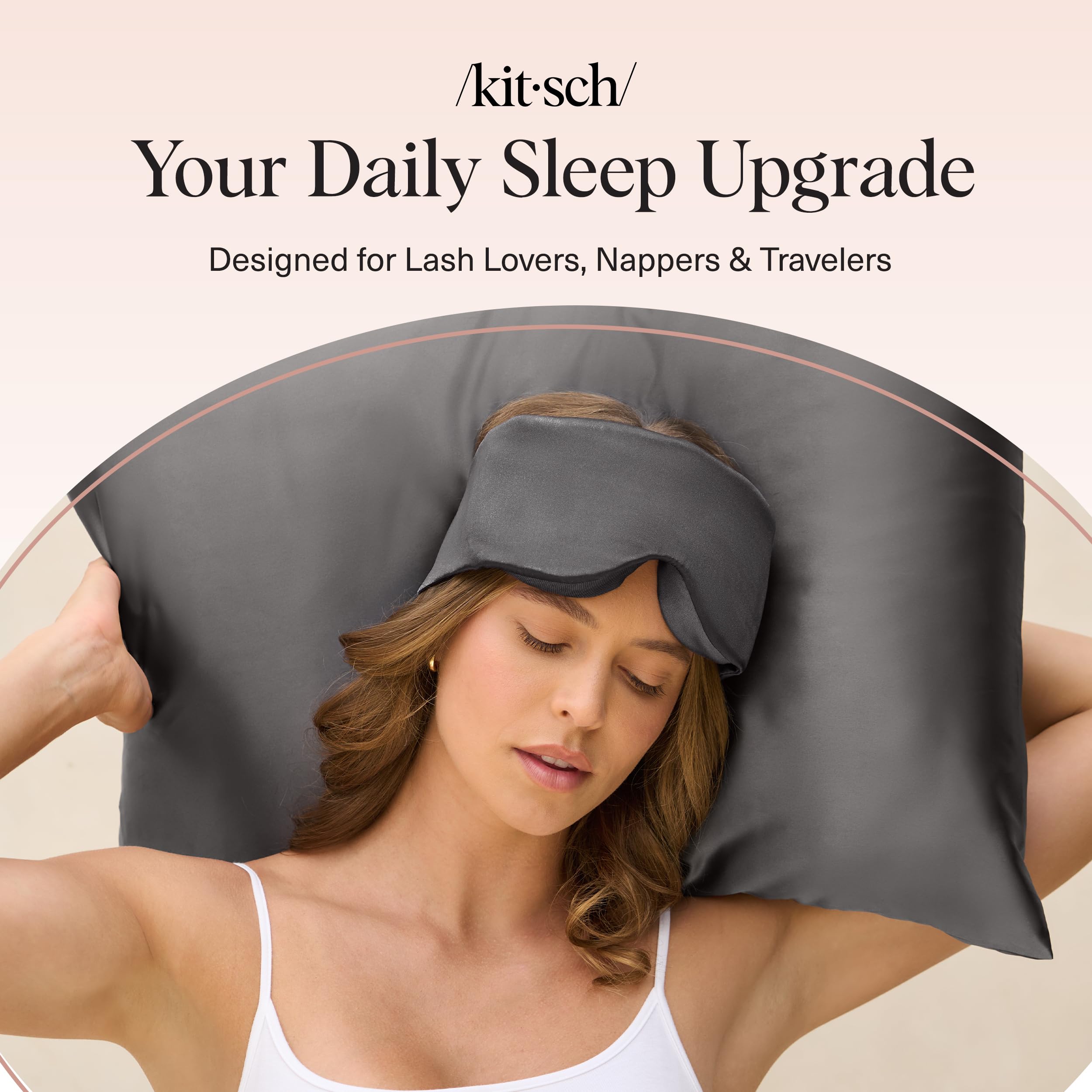 Kitsch Contour Eye Mask satin finish glides softly on skin