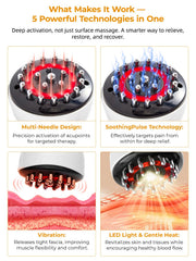Kitusi leg massager targeting calves, feet, and knees for full-leg care