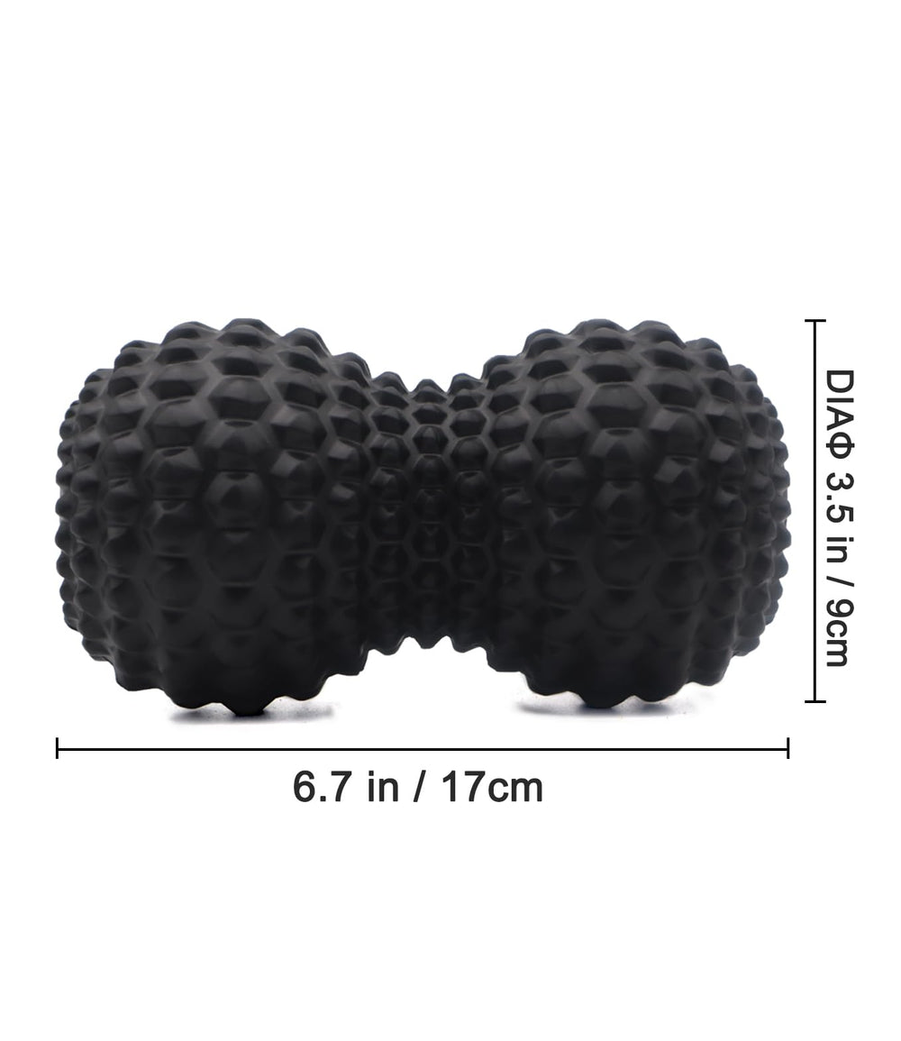 KitWILD double lacrosse massage ball front view for targeted relief