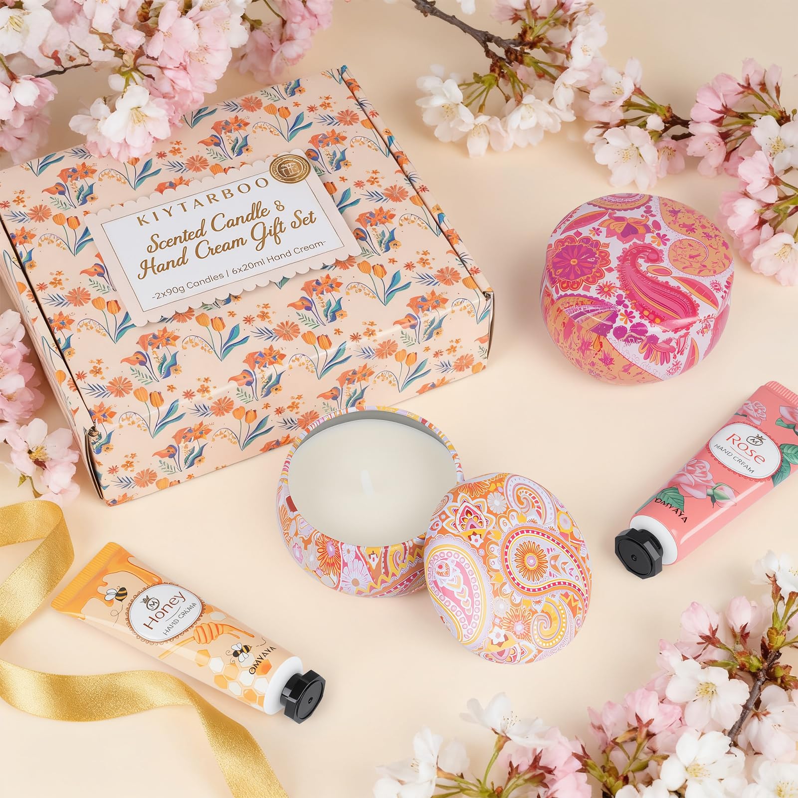 KIYTARBOO set arranged for a cozy home spa moment