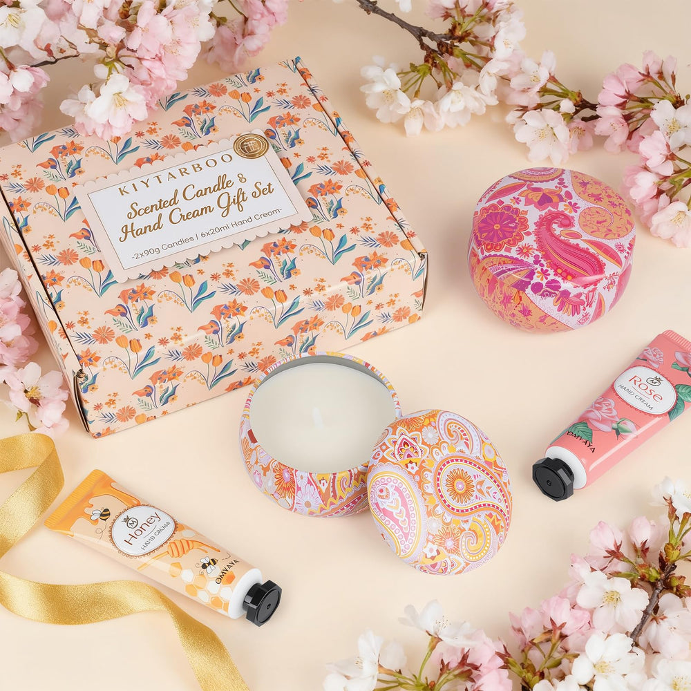 KIYTARBOO set arranged for a cozy home spa moment