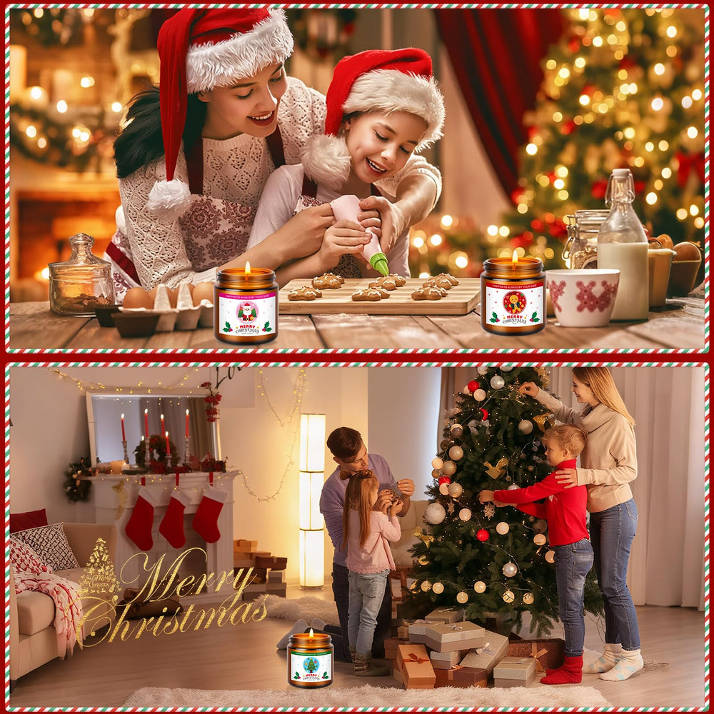 KIYTARBOO Christmas candles gift packaging adds festive decor