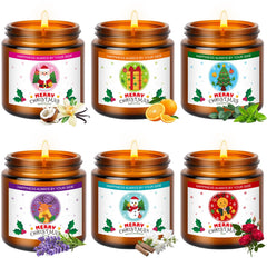 KIYTARBOO Christmas candles set on a windowsill for cozy holiday ambiance