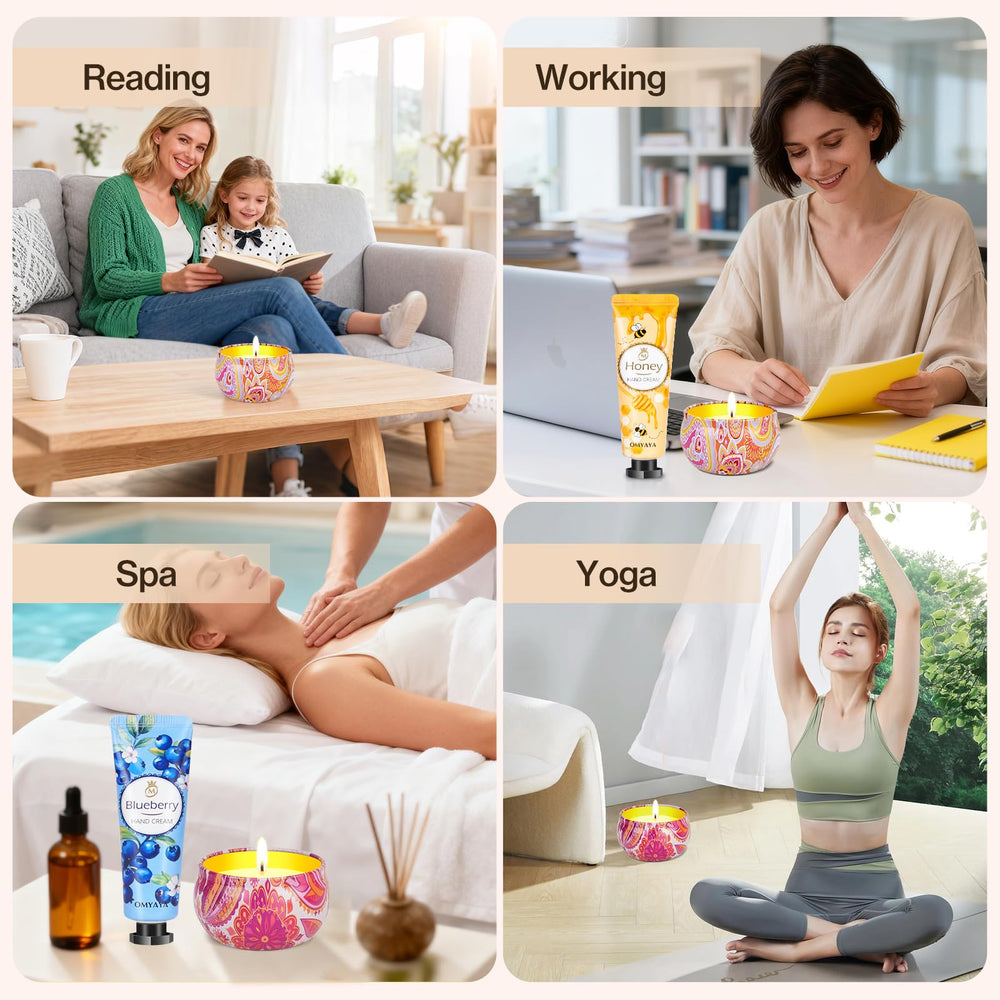 KIYTARBOO six hand creams lined up for easy selection