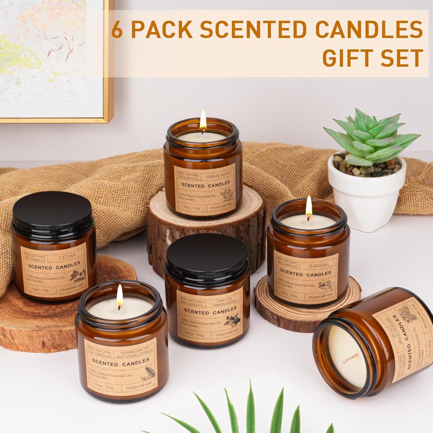 KIYTARBOO Sandal candle for relaxing, spa-like moments.