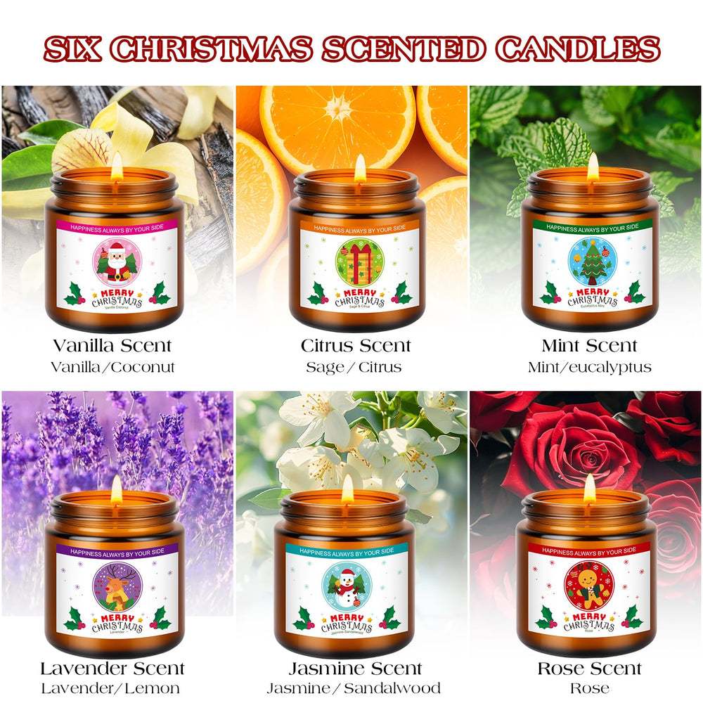 KIYTARBOO eucalyptus mint candle in a clear jar for refreshing scent